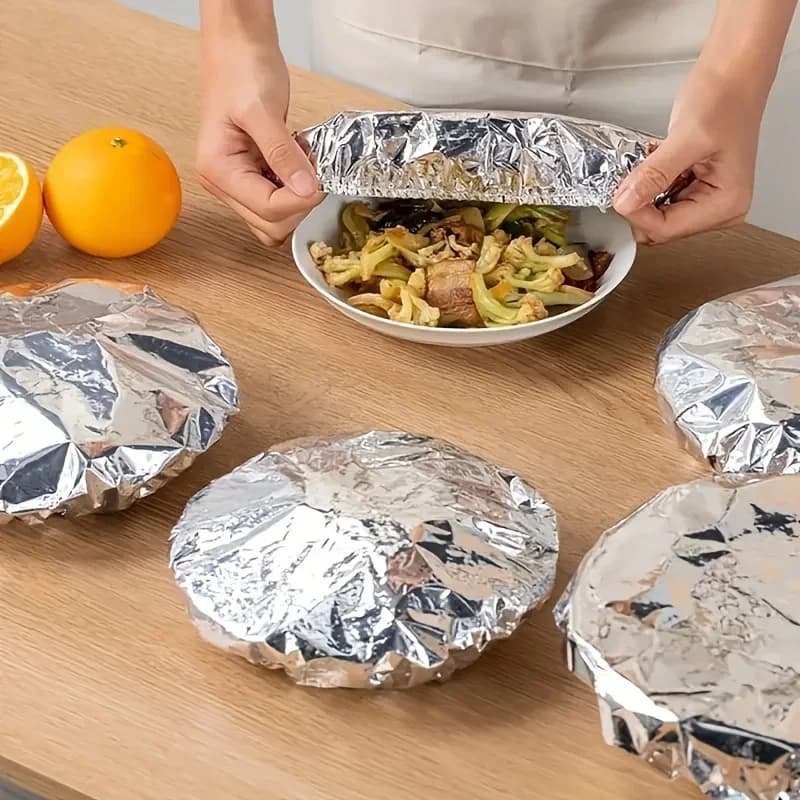 Termo zaštitni poklopci od aluminijske folije za posude, 10/100 kom.