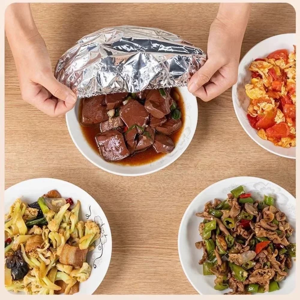 Višekratni poklopci od aluminijske folije za zdjele, 10–60 kom., toplinska izolacija za pećnicu i piknik