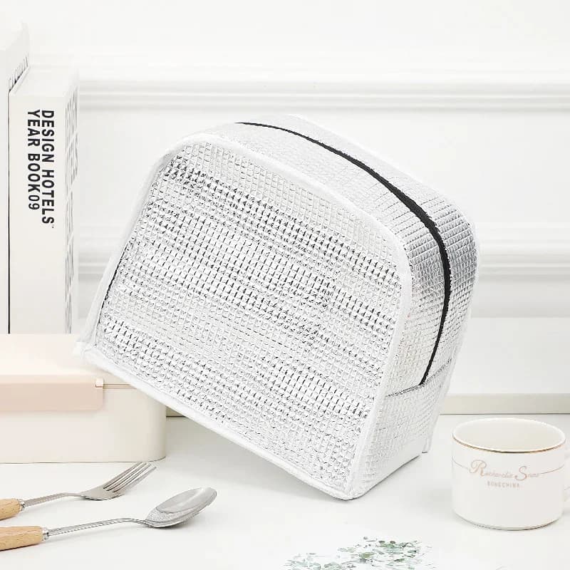 Šarena termo torba velikog kapaciteta za hranu, izolirana bento torba s aluminijskom folijom