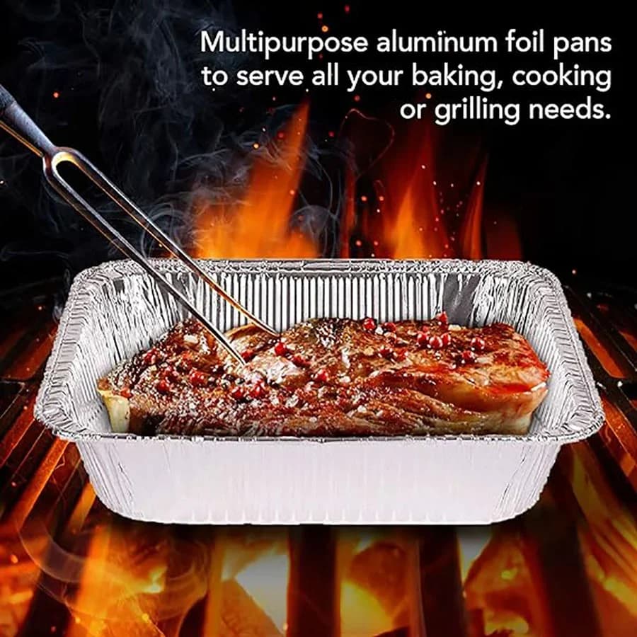 Jednokratne posude od aluminijske folije, razne veličine, 50 kom.