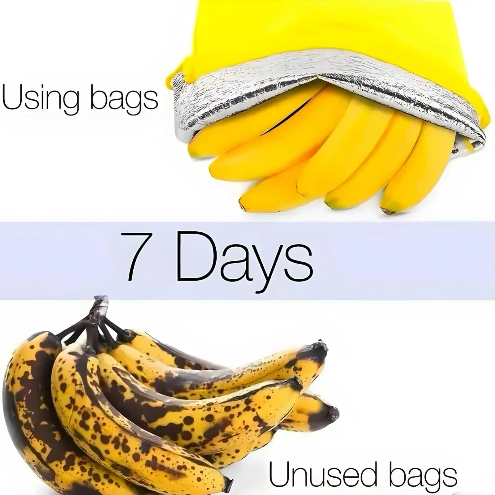 Izolirane vrećice za čuvanje svježine banana i salate (1/2/3/5 kom)
