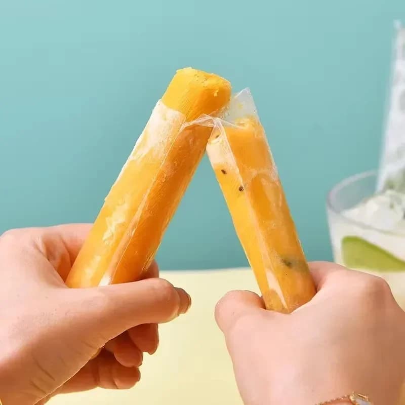 Prozirne vrećice za sladoled na štapiću, za sok i jogurt (50/100/200 kom.)