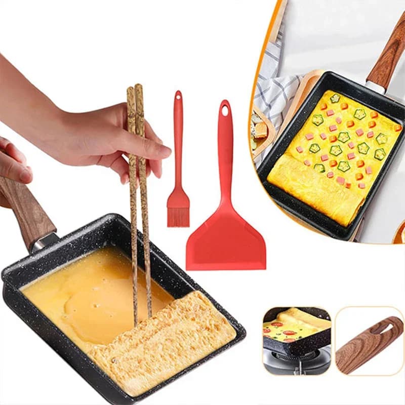 Tamagoyaki pravokutna tava za japanski omlet s neprianjajućim slojem