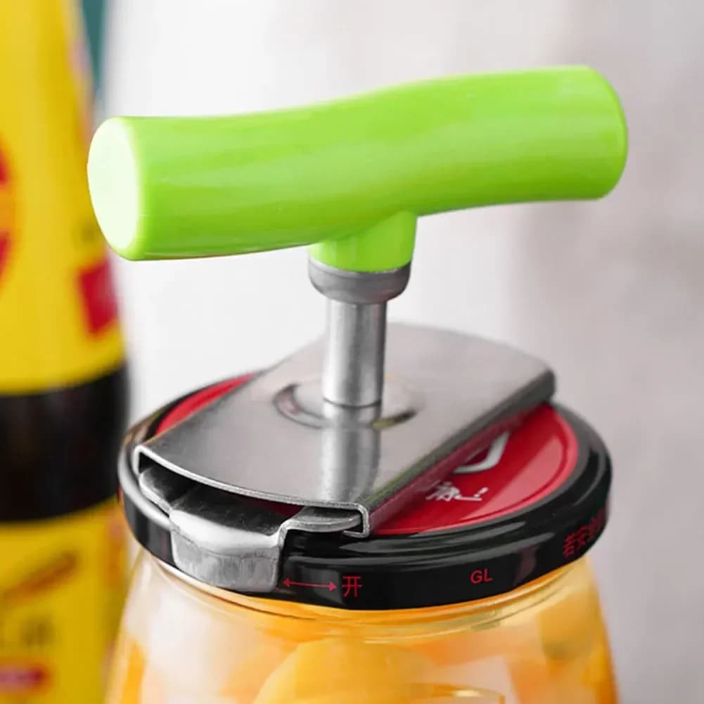 Višenamjenski otvarač za staklenke od nehrđajućeg čelika | Podesivi otvarač poklopaca i boca za kuhinju