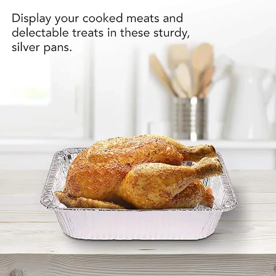 Jednokratne posude od aluminijske folije, razne veličine, 50 kom.