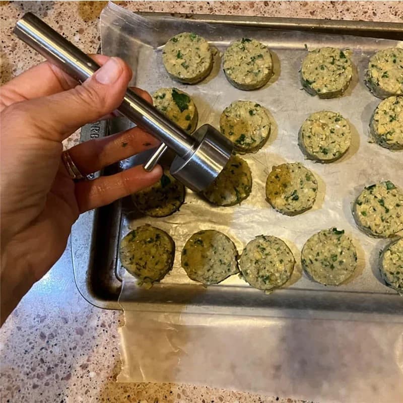 Alat za oblikovanje falafela i mesnih okruglica od nehrđajućeg čelika