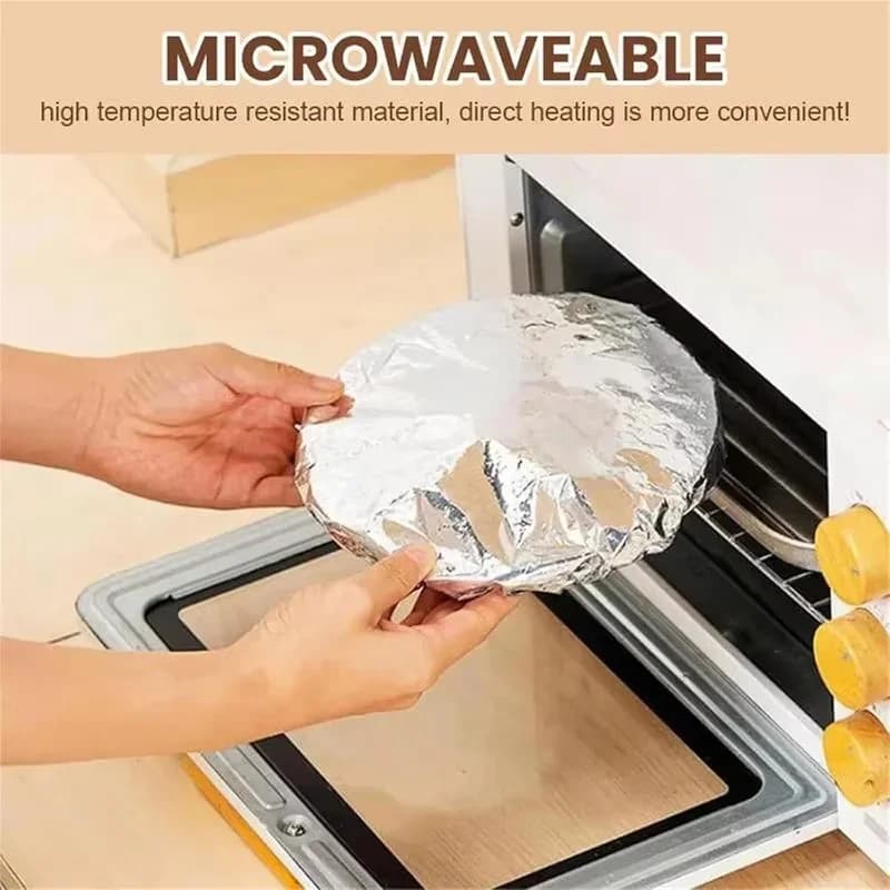 Višekratni poklopci od aluminijske folije za zdjele, 10–60 kom., toplinska izolacija za pećnicu i piknik