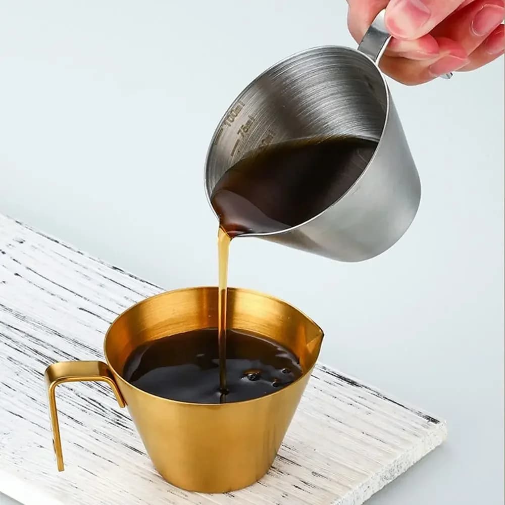 Mjerna šalica za espresso sa skalom od nehrđajućeg čelika 304