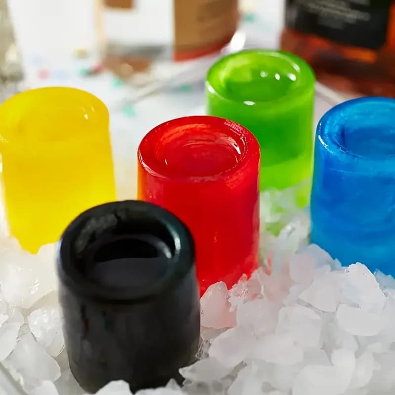 Silikonski kalup za led s 4 otvora, okrugli kalup za ledene kugle za viski i pivo