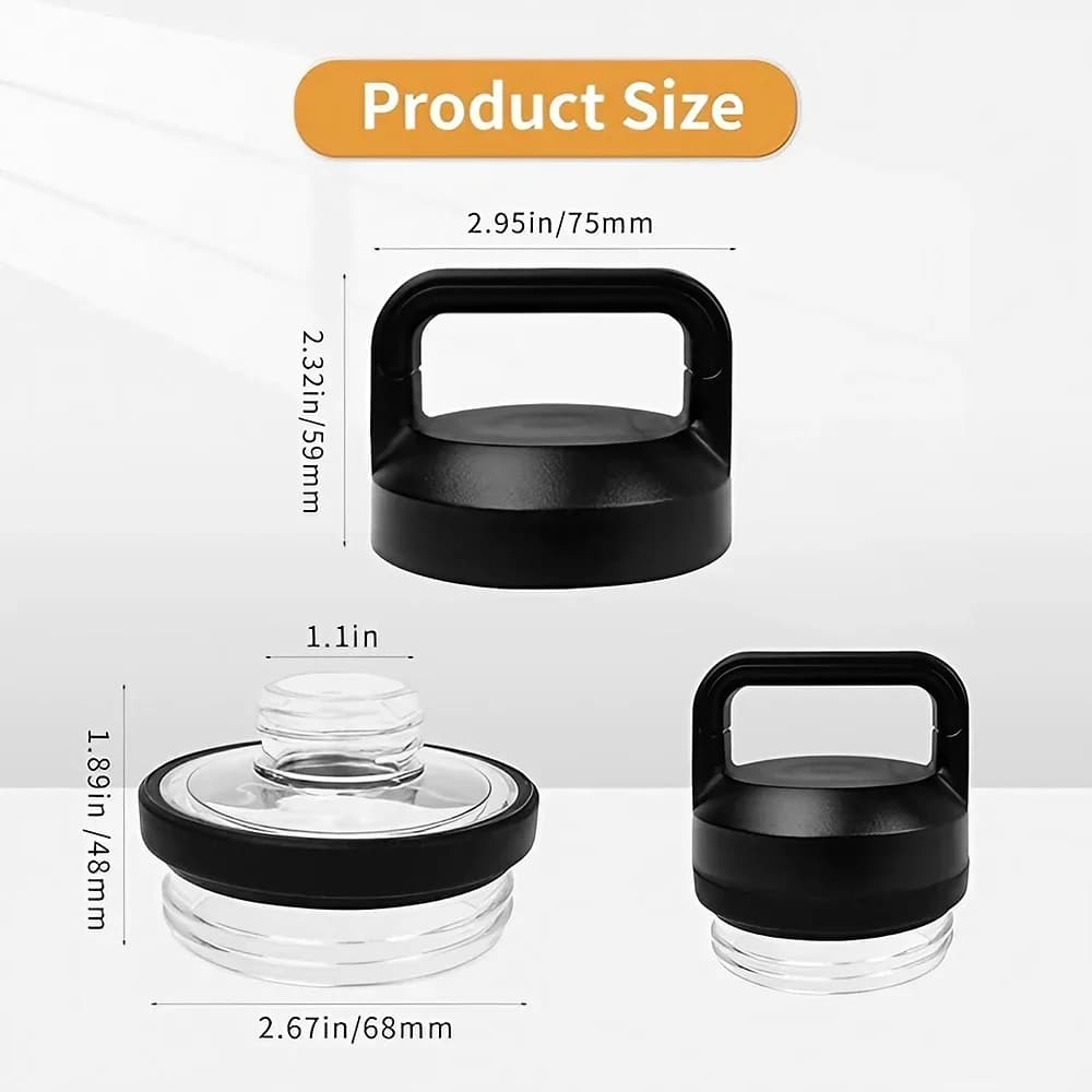 Zamjenski poklopac Rambler Chug, 1/2/3 kom., za YT modele 18oz, 26oz, 36oz, 64oz