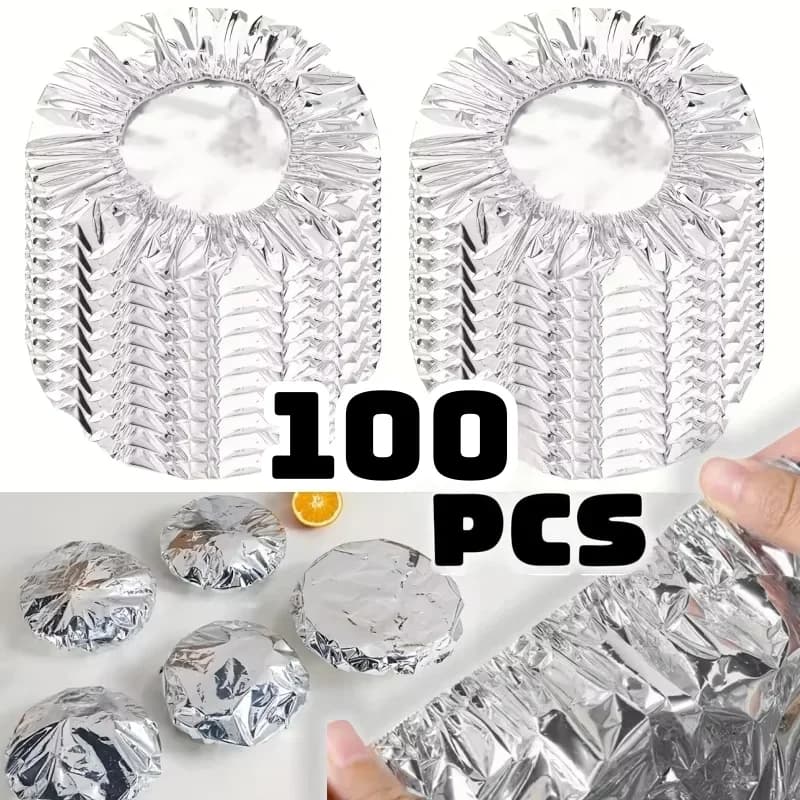 Termo zaštitni poklopci od aluminijske folije za posude, 10/100 kom.